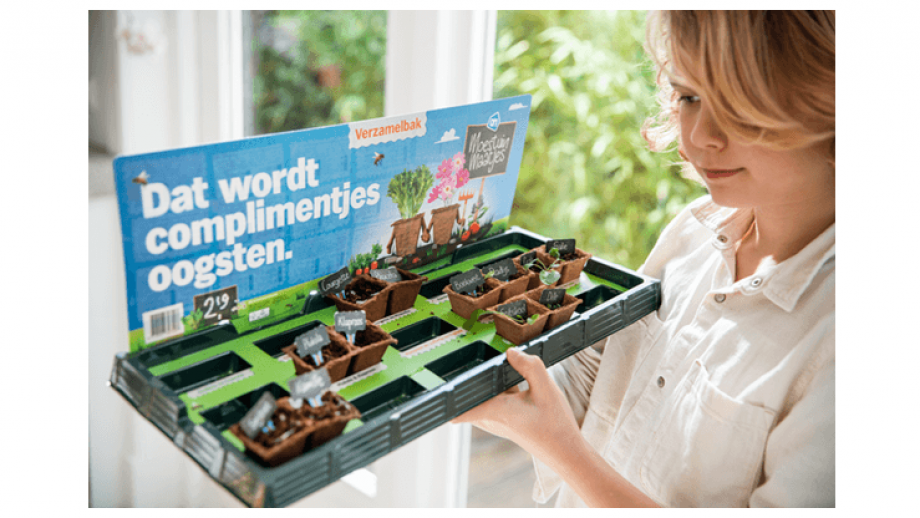 Albert Heijn koppelt nieuwe moestuintjesspaaractie aan bevorderen